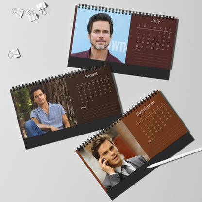 Matt Bomer 2027 Desk Calendar Vol 4 | Spiral Bound Photo Calendar | Fan Gift