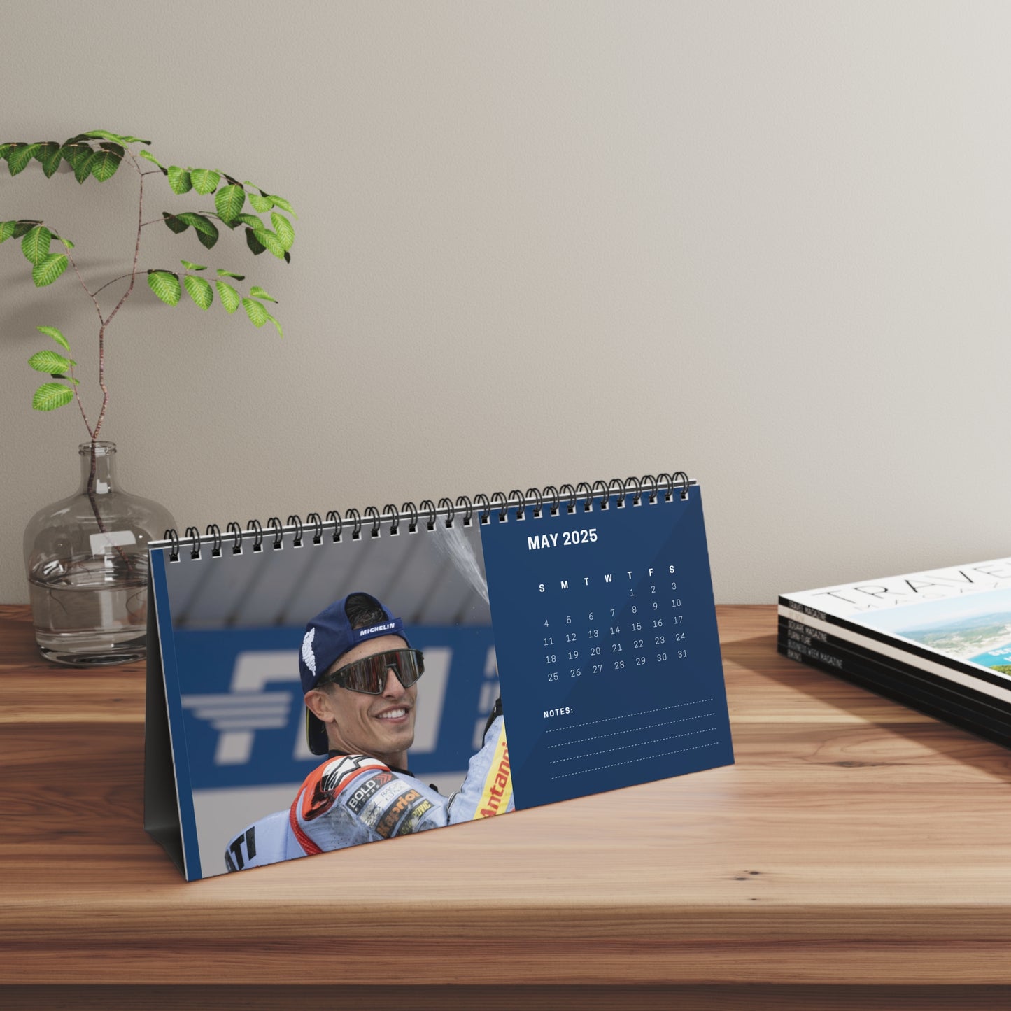 Marc Márquez 2025 Desk Calendar | Marc Márquez Calendar | Fan Gift