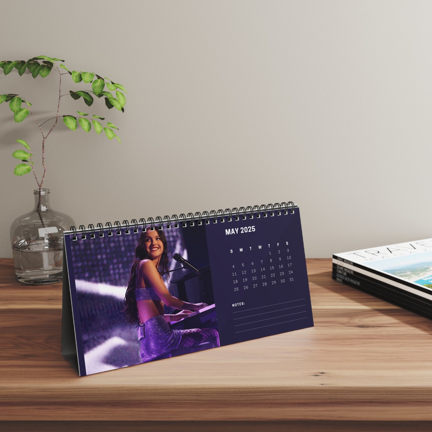 Olivia Rodrigo 2025 Desk Calendar | Olivia Rodrigo Calendar | Fan Gift