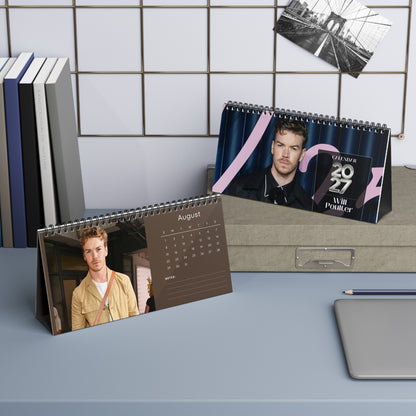 Will Poulter 2027 Desk Calendar Vol 4 | Spiral Bound Photo Calendar | Fan Gift