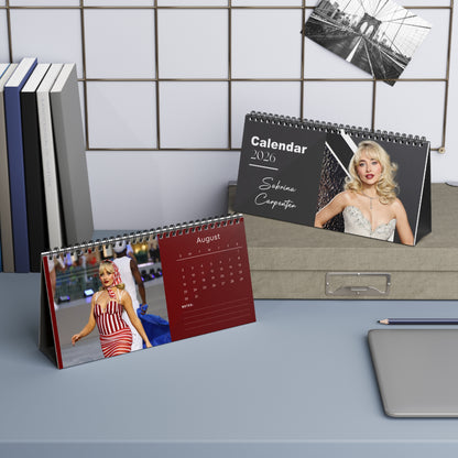 Sabrina Carpenter 2026 Desk Calendar | Celebrity Photo Calendar | Stylish Fan Gift for Desk & Office