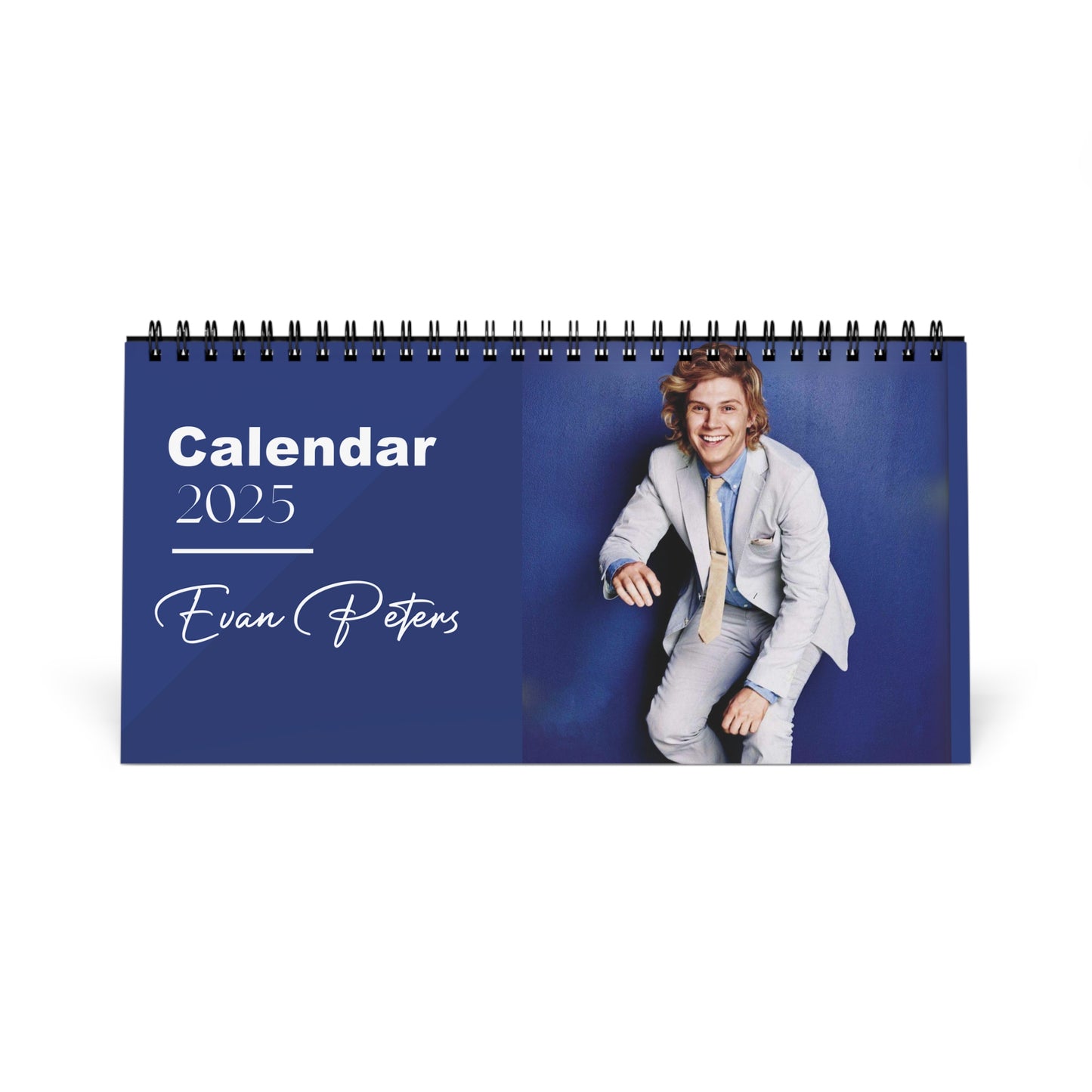 Evan Peters 2025 Desk Calendar | Evan Peters Calendar | Fan Gift