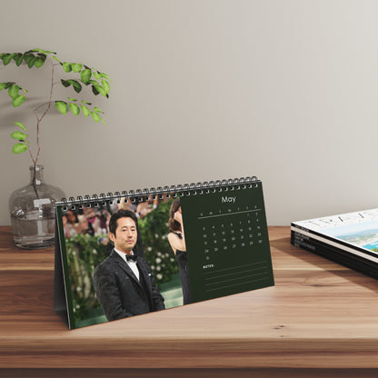 Steven Yeun 2026 Desk Calendar | Premium Spiral Bound Celebrity Photo Calendar | High-Quality Fan Gift & Desk Décor