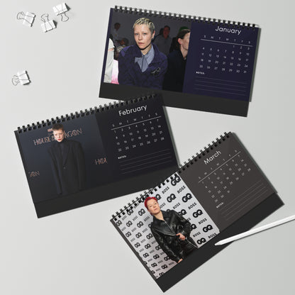 Emma D Arcy 2026 Desk Calendar |Premium Spiral Bound Celebrity Photo Calendar | Collectible Fan Gift | Stylish Desk