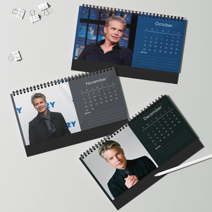 Timothy Olyphant 2026 Desk Calendar | Star Photo Calendar | Western TV Actor Gift