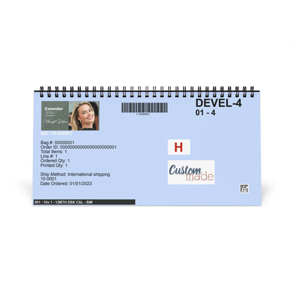 Margot Robbie 2026 Desk Calendar | Premium Spiral Bound Celebrity Photo Calendar | High-Quality Fan Gift & Desk Décor