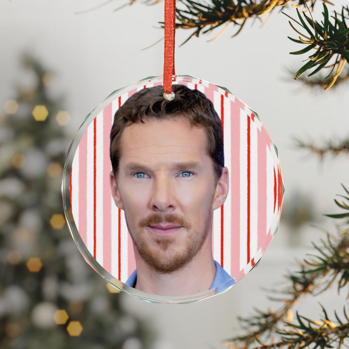 Benedict Cumberbatch Christmas Ornament | Celebrity Fan Gift Keepsake