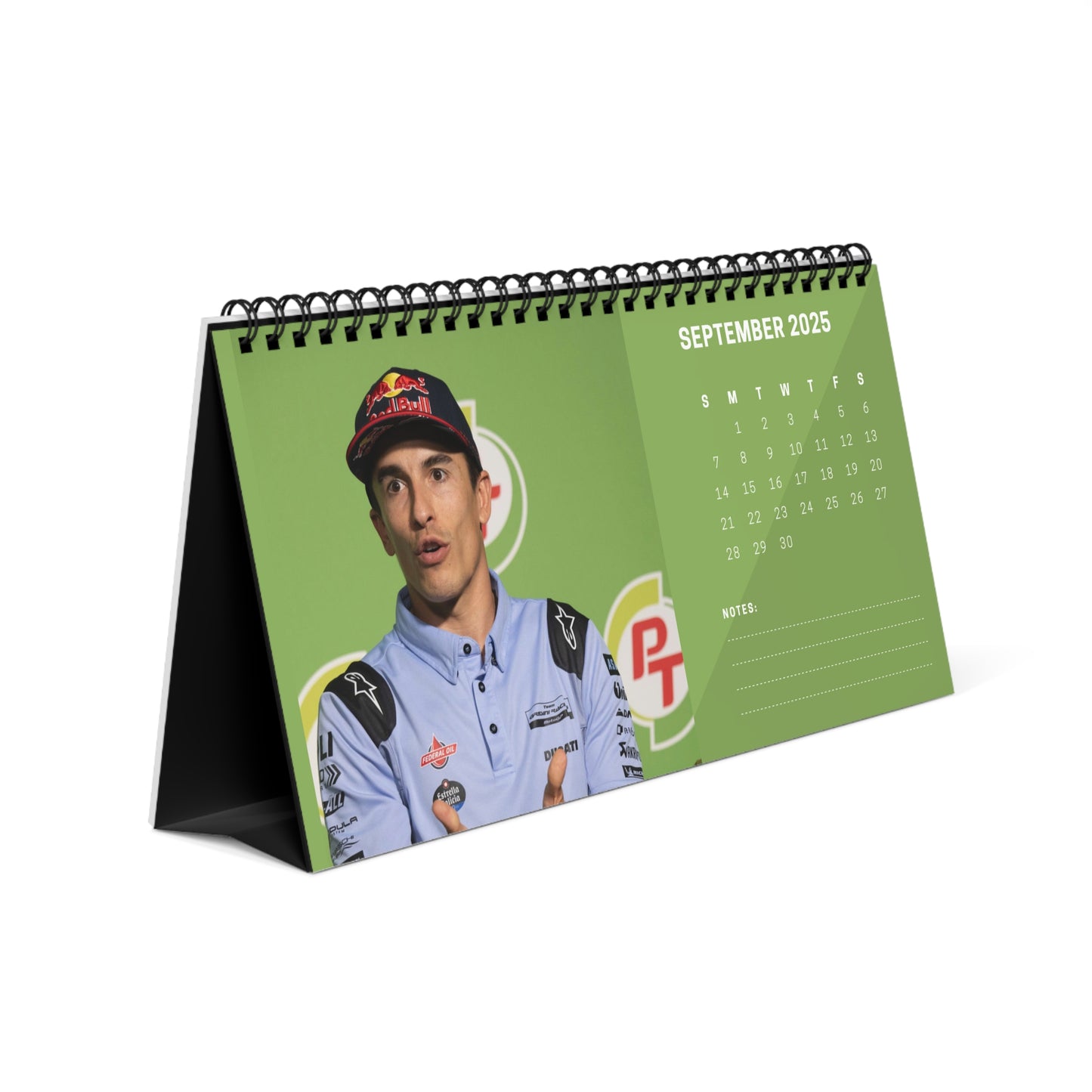 Marc Márquez 2025 Desk Calendar | Marc Márquez Calendar | Fan Gift