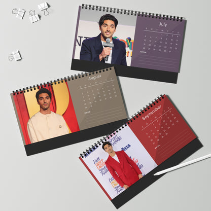 Taylor Zakhar Perez 2026 Desk Calendar | Premium Spiral Bound Celebrity Photo Calendar | High-Quality Fan Gift & Desk Décor