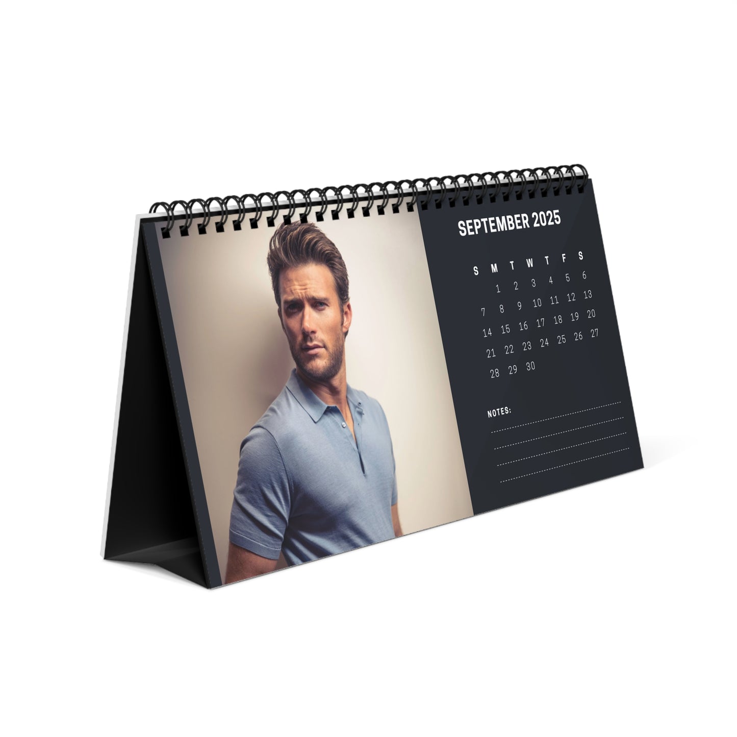 Scott Eastwood 2025 Desk Calendar | Scott Eastwood Calendar | Fan Gift