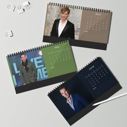 Benedict Cumberbatch 2026 Desk Calendar | Doctor Strange Actor | Sherlock Holmes Calendar | Actor Gift | Office Decor