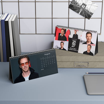 Benedict Cumberbatch 2027 Desk Calendar Vol 1 | Spiral Bound Photo Calendar | Fan Gift