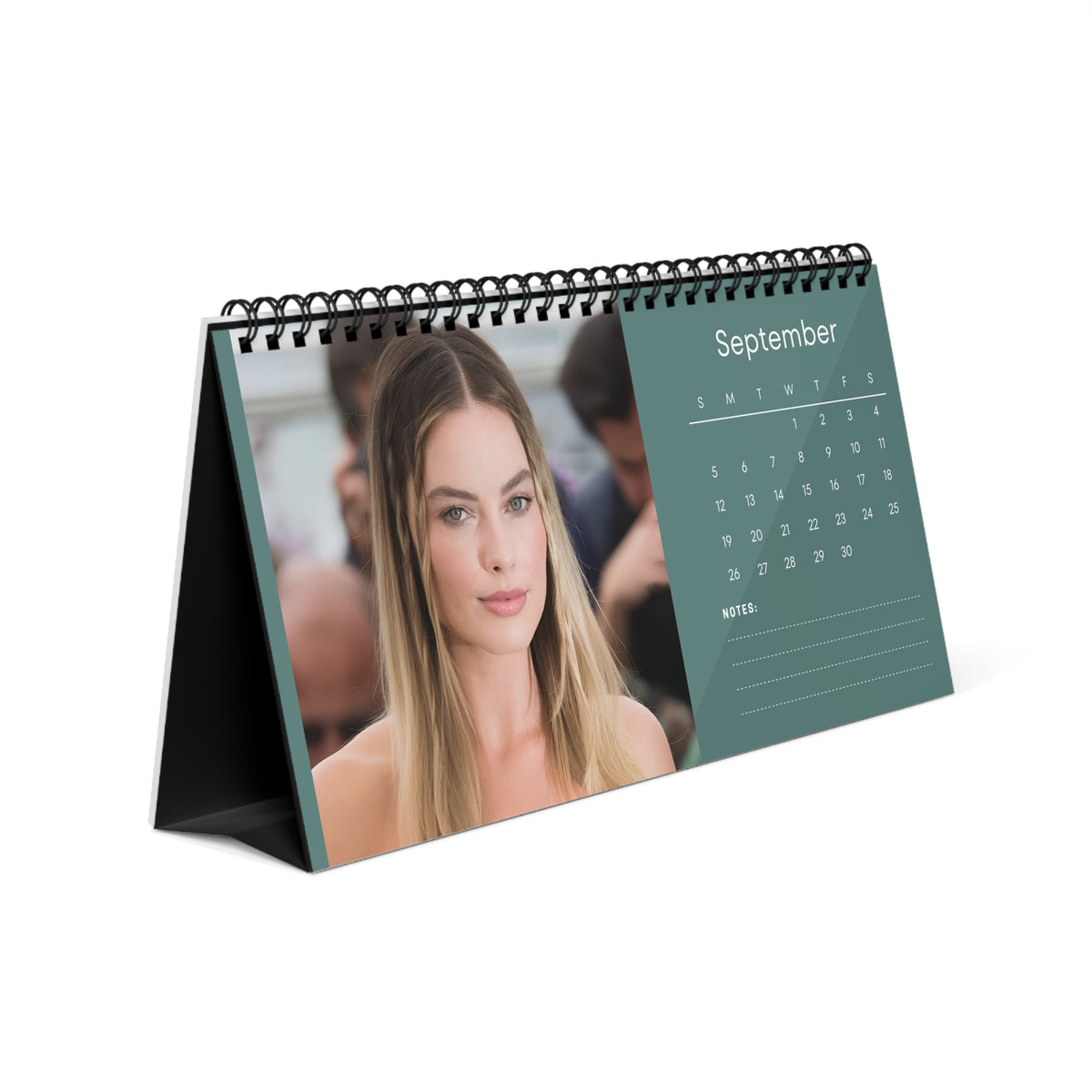 Margot Robbie 2027 Desk Calendar Vol 2 | Spiral Bound Photo Calendar | Fan Gift