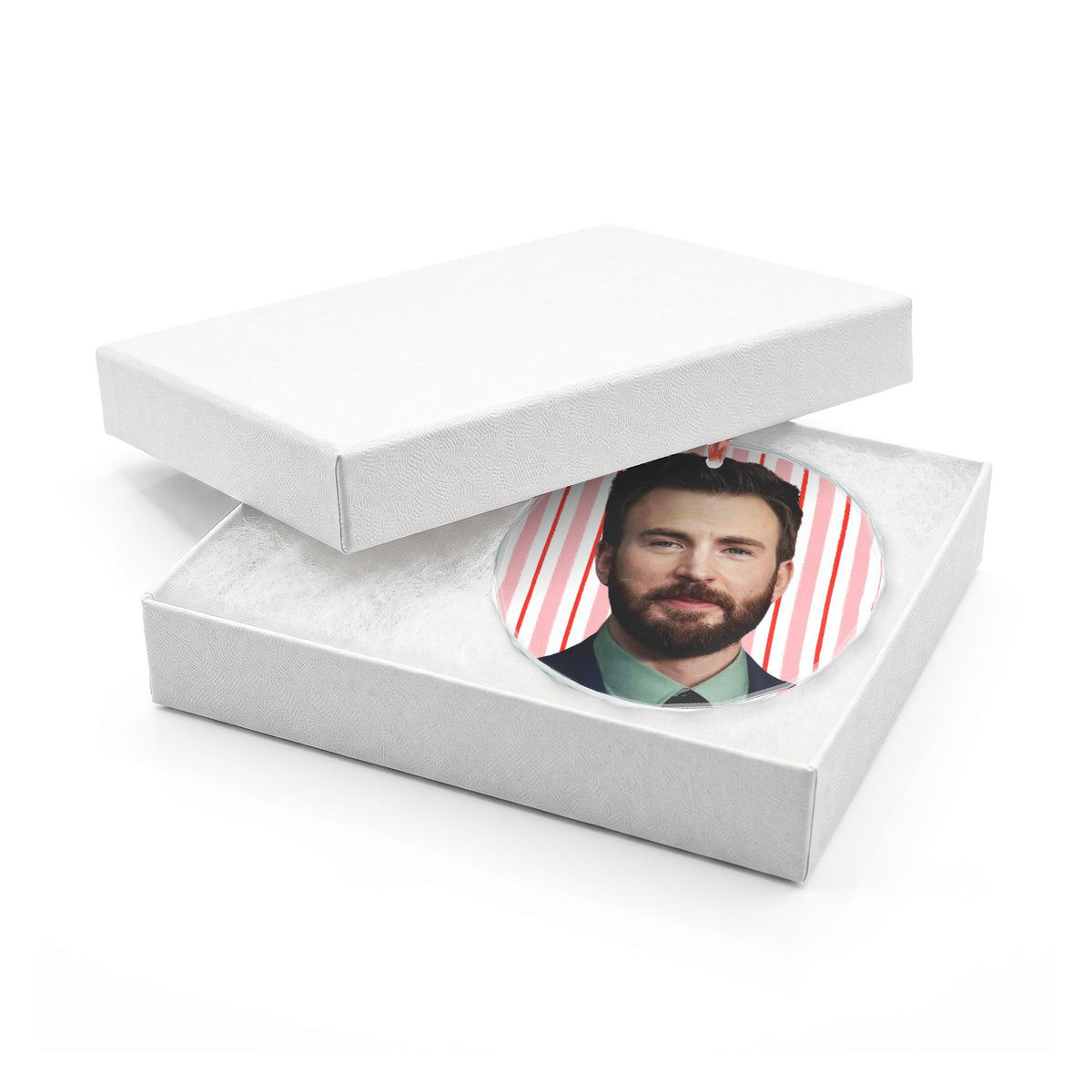 Chris Evans Christmas Ornament | Celebrity Fan Gift Keepsake
