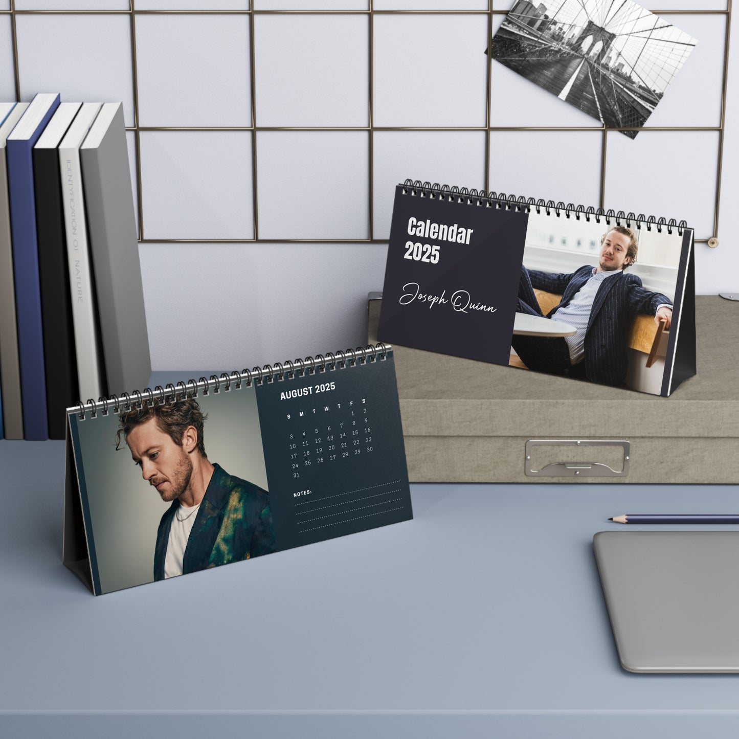 Joseph Quinn 2024 Desk Calendar | Joseph Quinn Calendar | Fan GIft