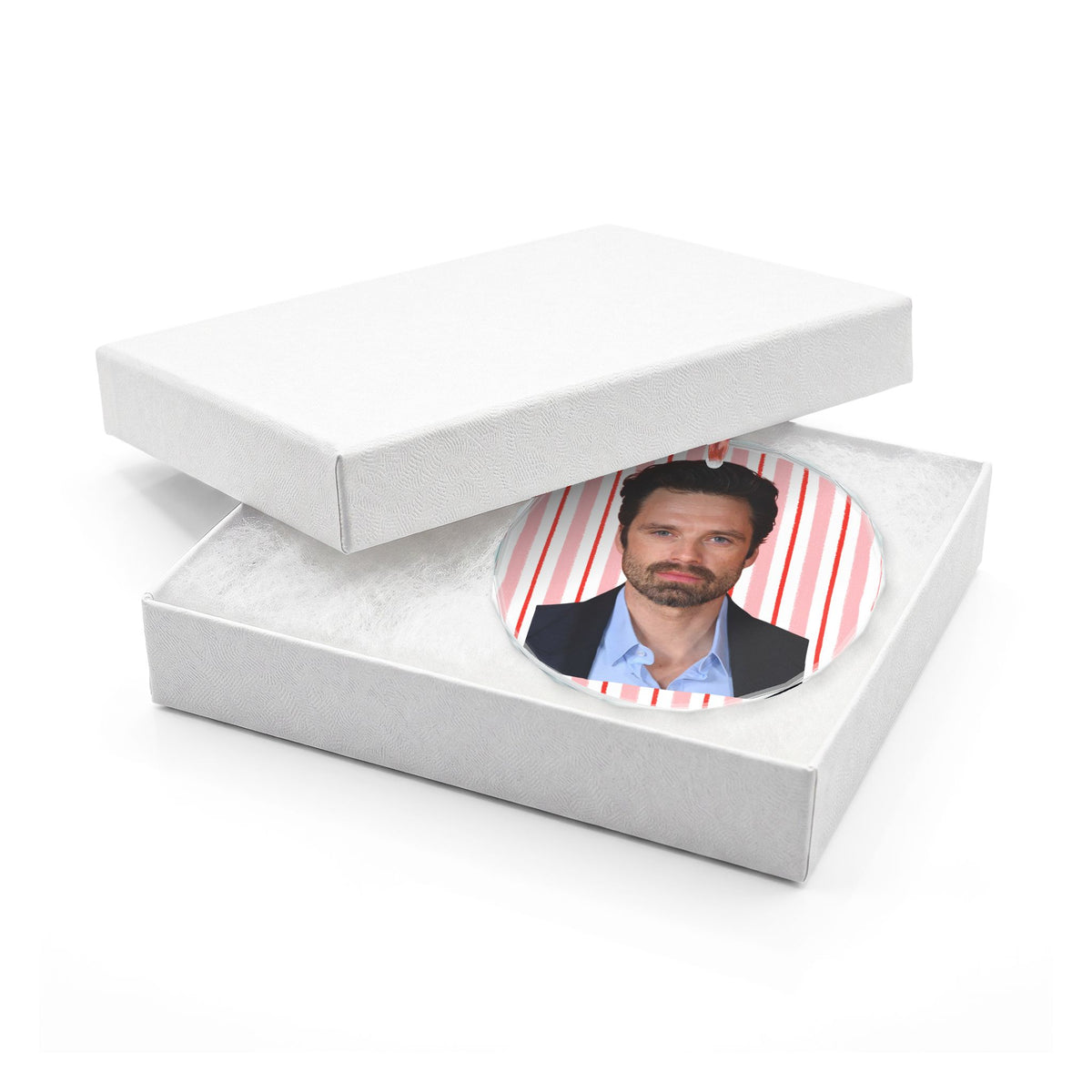 Sebastian Stan Christmas Ornament | Celebrity Fan Gift Keepsake