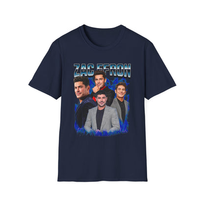 Zac Efron Unisex T-Shirt Fan Gift |  Hollywood Star Character Art | Fan Gift