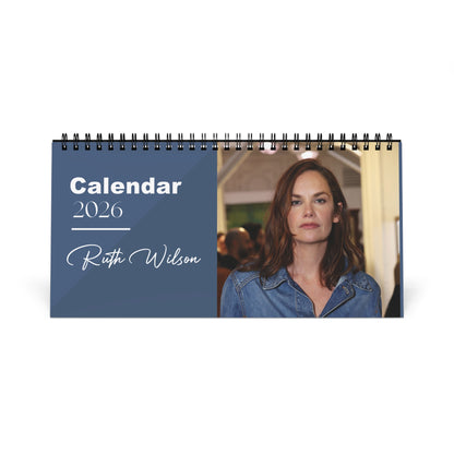Ruth Wilson 2026 Desk Calendar | Premium Spiral Bound Celebrity Photo Calendar | High-Quality Fan Gift & Desk Décor