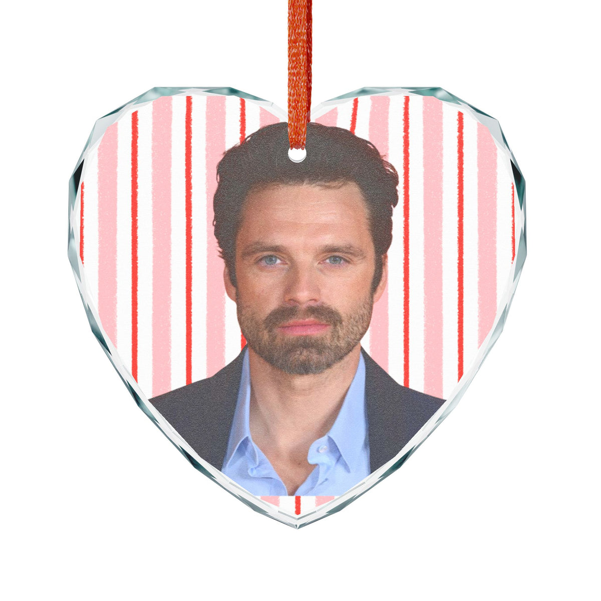 Sebastian Stan Christmas Ornament | Celebrity Fan Gift Keepsake