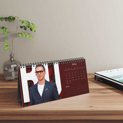 Benedict Cumberbatch 2027 Desk Calendar Vol 3 | Spiral Bound Photo Calendar | Fan Gift