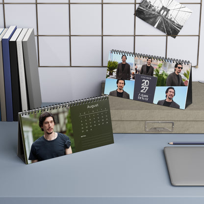 Adam Driver 2027 Desk Calendar Vol 1 | Spiral Bound Photo Calendar | Fan Gift