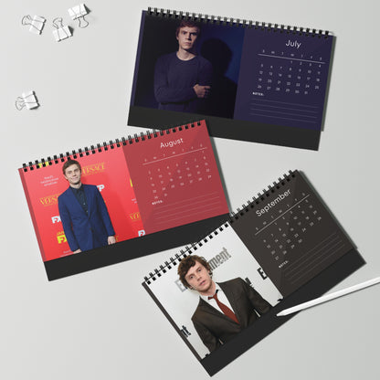 Evan Peters 2026 Desk Calendar |  Celebrity Gift | Office Decor