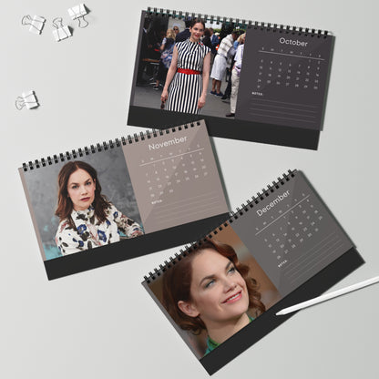 Ruth Wilson 2027 Desk Calendar Vol 4 | Spiral Bound Photo Calendar | Fan Gift