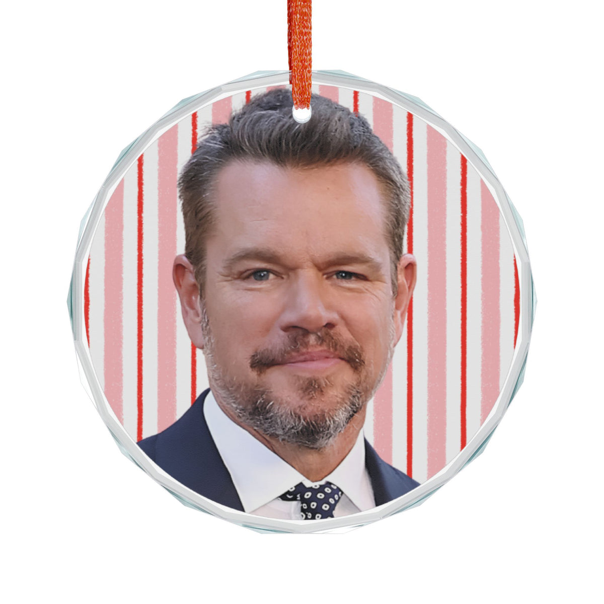 Matt Damon Christmas Ornament | Celebrity Fan Gift Keepsake