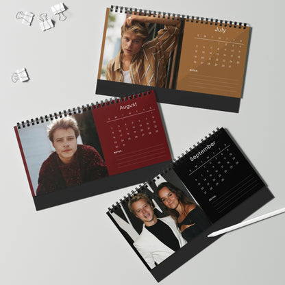 Rudy Pankow 2026 Desk Calendar | no to push