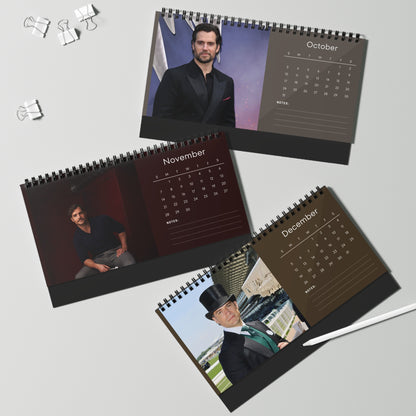 Henry Cavill 2027 Desk Calendar Vol 4 | Spiral Bound Photo Calendar | Fan Gift