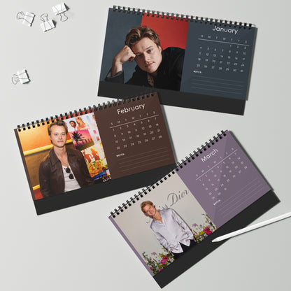 Rudy Pankow 2026 Desk Calendar | Premium Spiral Bound Celebrity Photo Calendar | Collectible Fan Gift | Stylish Desk & Office Décor