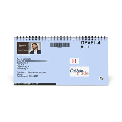 Jared Padalecki 2026 Desk Calendar | Supernatural Actor Monthly Planner | Sam Winchester Calendar | Jared Padalecki Gift | Office Decor