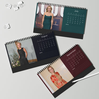 Gillian Anderson 2026 Desk Calendar | X-Files Star | Celebrity Desk Décor | Fan Gift for Collectors | TV & Movie Icon Calendar