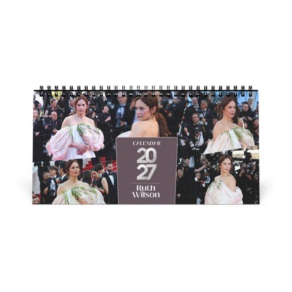 Ruth Wilson 2027 Desk Calendar Vol 4 | Spiral Bound Photo Calendar | Fan Gift