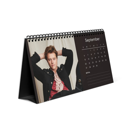 Rudy Pankow 2026 Desk Calendar | Premium Spiral Bound Celebrity Photo Calendar | Collectible Fan Gift | Stylish Desk & Office Décor