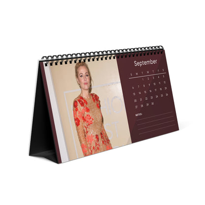 Gillian Anderson 2026 Desk Calendar | X-Files Star | Celebrity Desk Décor | Fan Gift for Collectors | TV & Movie Icon Calendar