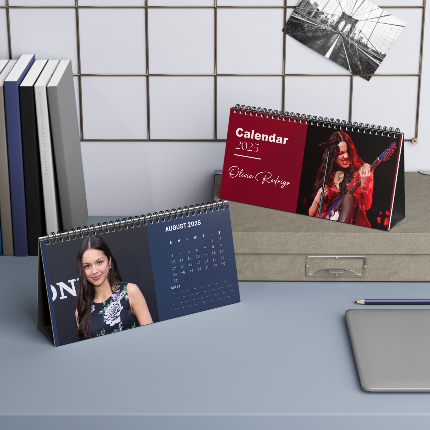 Olivia Rodrigo 2025 Desk Calendar | Olivia Rodrigo Calendar | Fan Gift