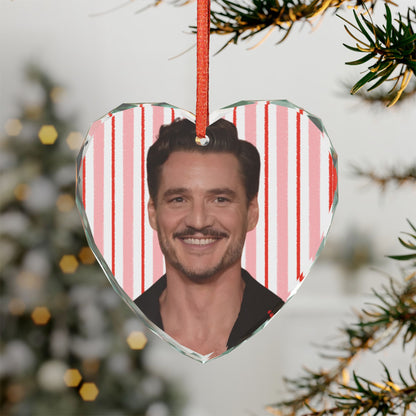 Pedro Pascal Christmas Ornament | Celebrity Fan Gift Keepsake