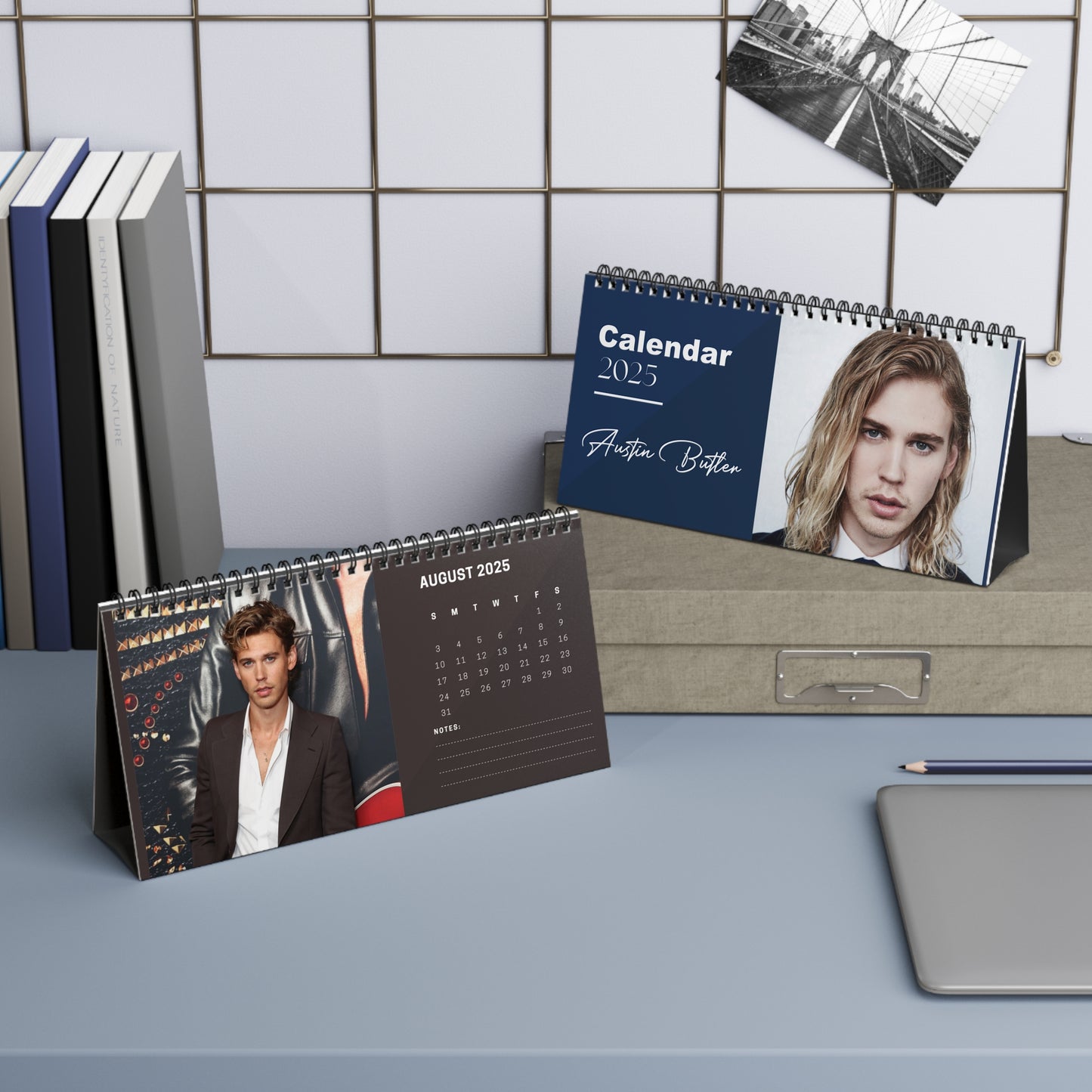 Austin Butler 2025 Desk Calendar | Austin Butler Calendar | Fan Gift