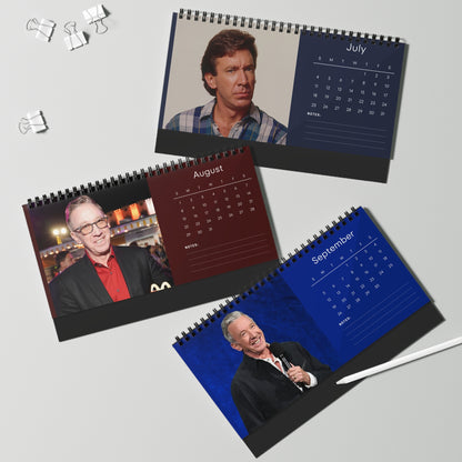 Tim Allen 2027 Desk Calendar Vol 2 | Spiral Bound Photo Calendar | Fan Gift