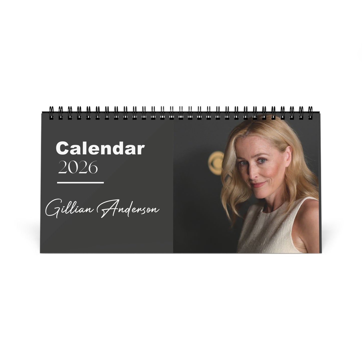 Gillian Anderson 2026 Desk Calendar | X-Files Star | Celebrity Desk Décor | Fan Gift for Collectors | TV & Movie Icon Calendar