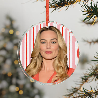 Margot Robbie Christmas Ornament | Celebrity Fan Gift Keepsake