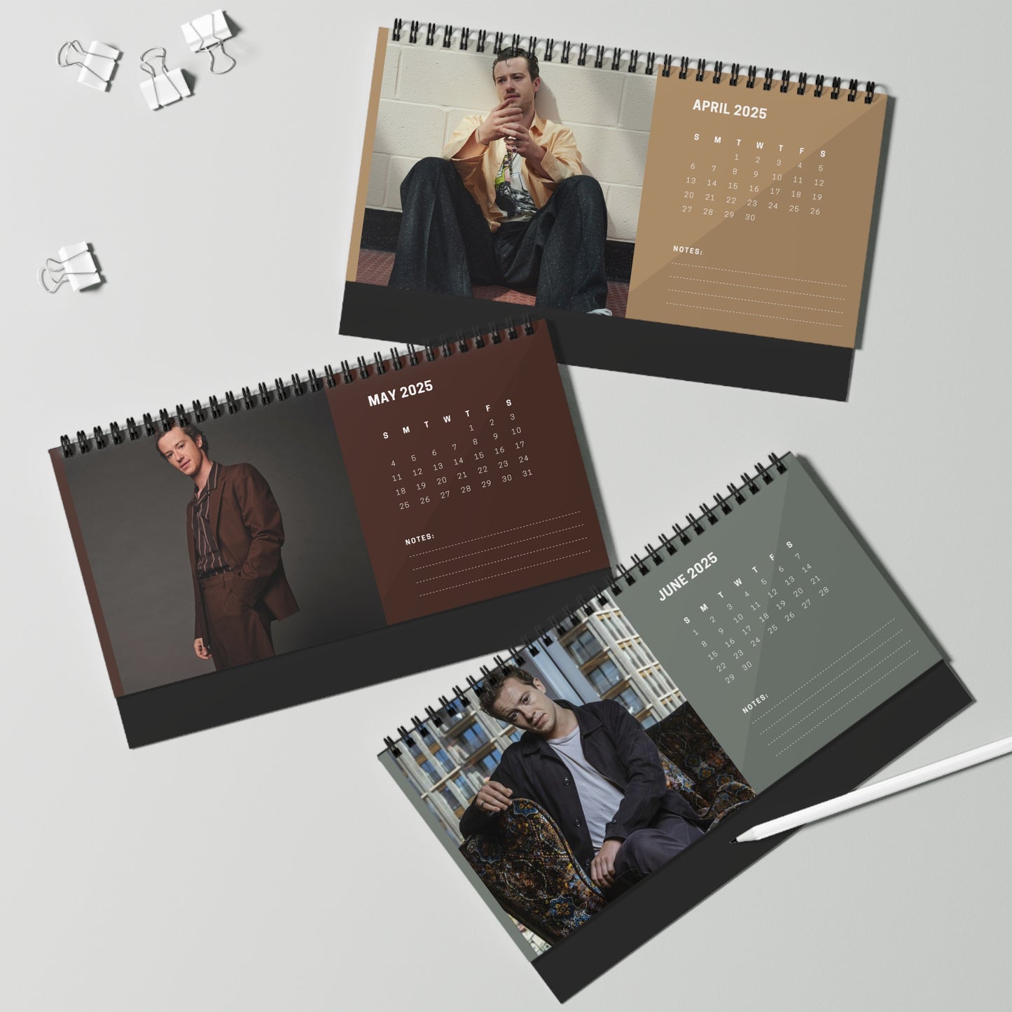 Joseph Quinn 2024 Desk Calendar | Joseph Quinn Calendar | Fan GIft