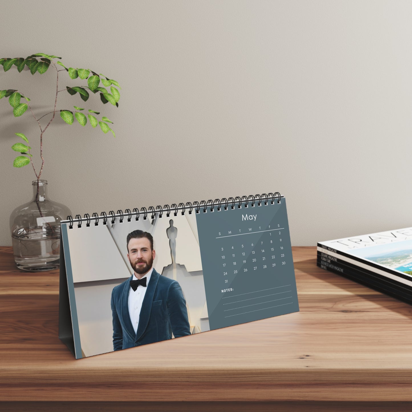 Chris Evans 2026 Desk Calendar dont activate