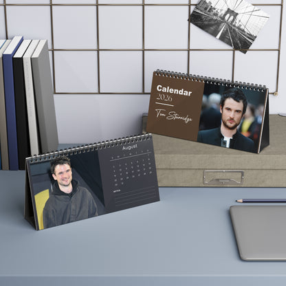 Tom Sturridge 2026 Desk Calendar | Star Photo Calendar | Actor Gift for Fans