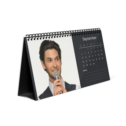 Ben Barnes 2026 Desk Calendar | Shadow and Bone The Chronicles of Narnia Star | Ben Barnes Gift | Actor Calendar | TV Movie Decor
