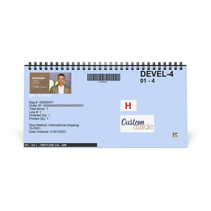 Matt Damon 2026 Desk Calendar | Premium Spiral Bound Celebrity Photo Calendar | Stylish Collectible Gift for Fans & Desk Décor