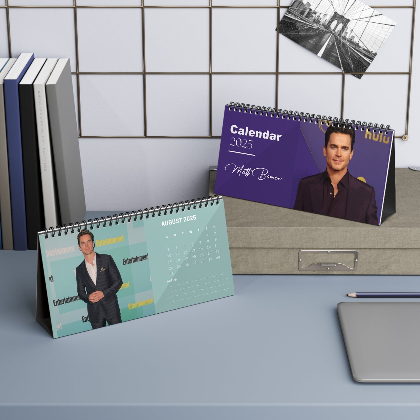 Matt Bomer 2025 Desk Calendar | Matt Bomer Calendar | Fan Gift