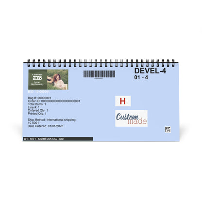 Anne Hathaway 2026 Desk Calendar | Celebrity Spiral Bound Photo Calendar | Fan Collectible Gift | Stylish Desk & Office Décor