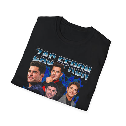 Zac Efron Unisex T-Shirt Fan Gift |  Hollywood Star Character Art | Fan Gift